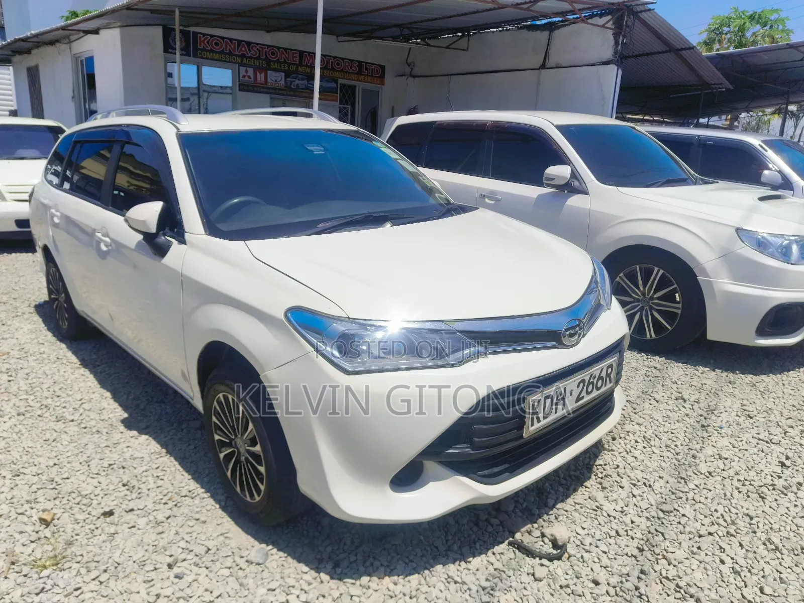 Toyota Corolla Fielder 2015 White in Mombasa CBD Cars, Kevin Gitonga