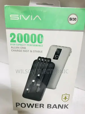 Sivia Power Bank. 20000mah