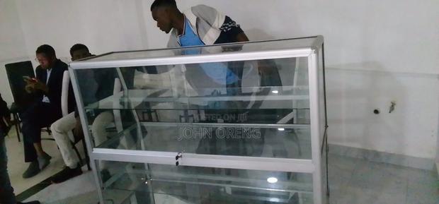 Aluminium Displays With Sliding Doors and Push Locks - thumbnail 2