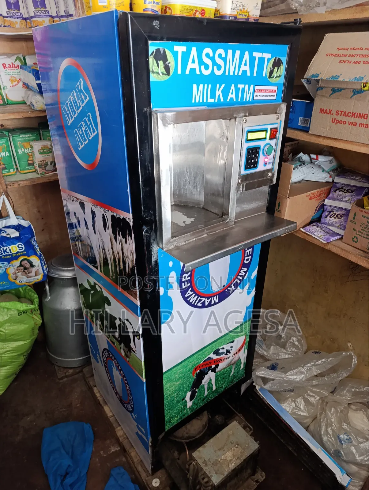 Milk Atm Gas Refill and Fan Replacement