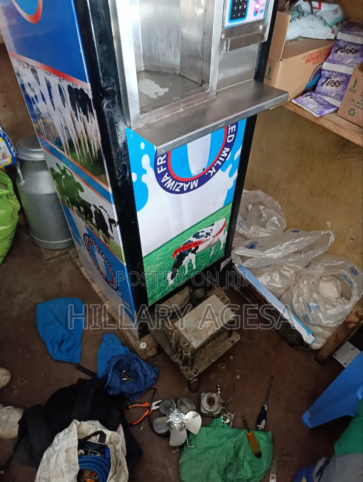 Milk Atm Gas Refill and Fan Replacement