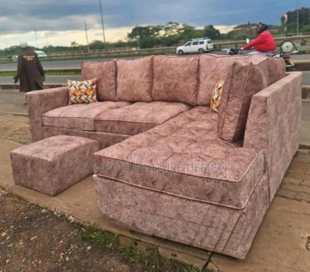 L-Shaped Sofas With Spring Cushions - main view