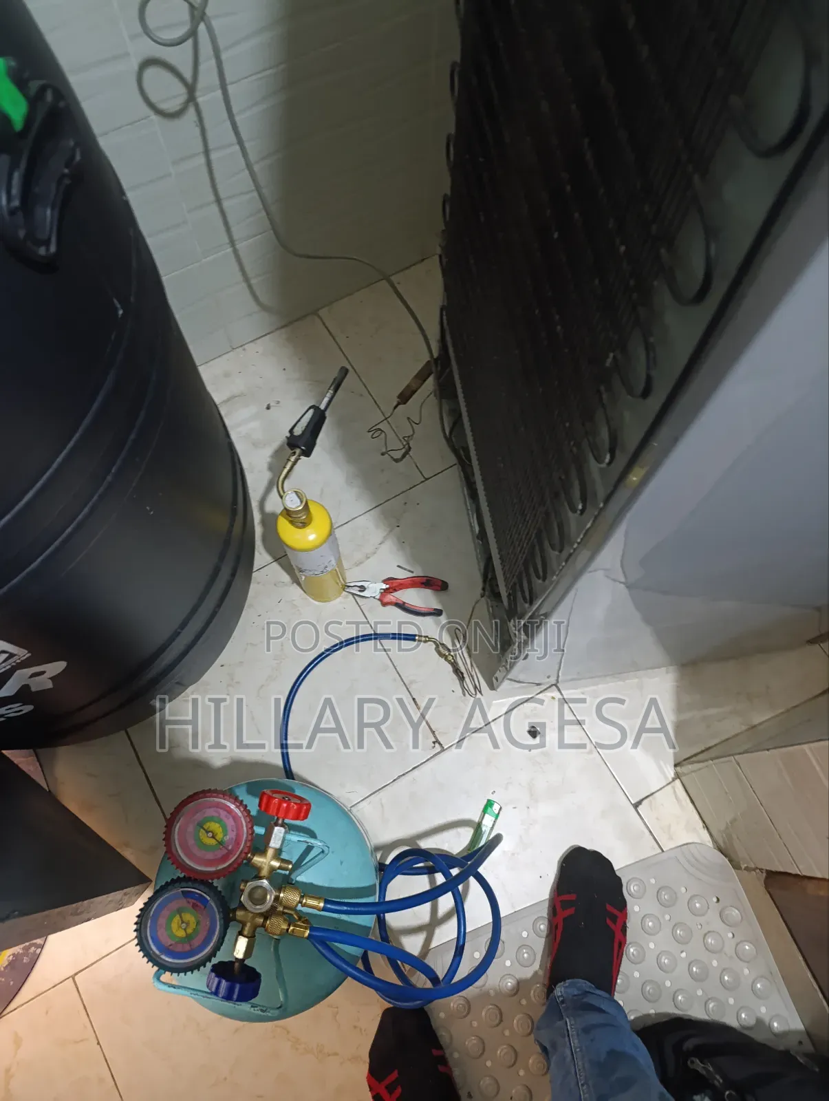 Double Door Fridge Gas Refill