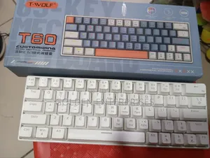 White T60 Backlight Mechanical Gaming Keyboard