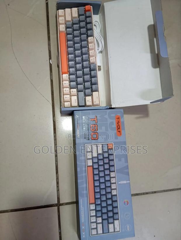 T60 White Mechanical Gaming Keyboard With Backlight