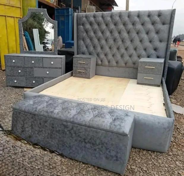 Modern Fabric Beds King Size - main view