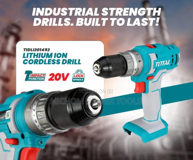 Total 20v Cordless Compact Brushless Impact Drill - main view
