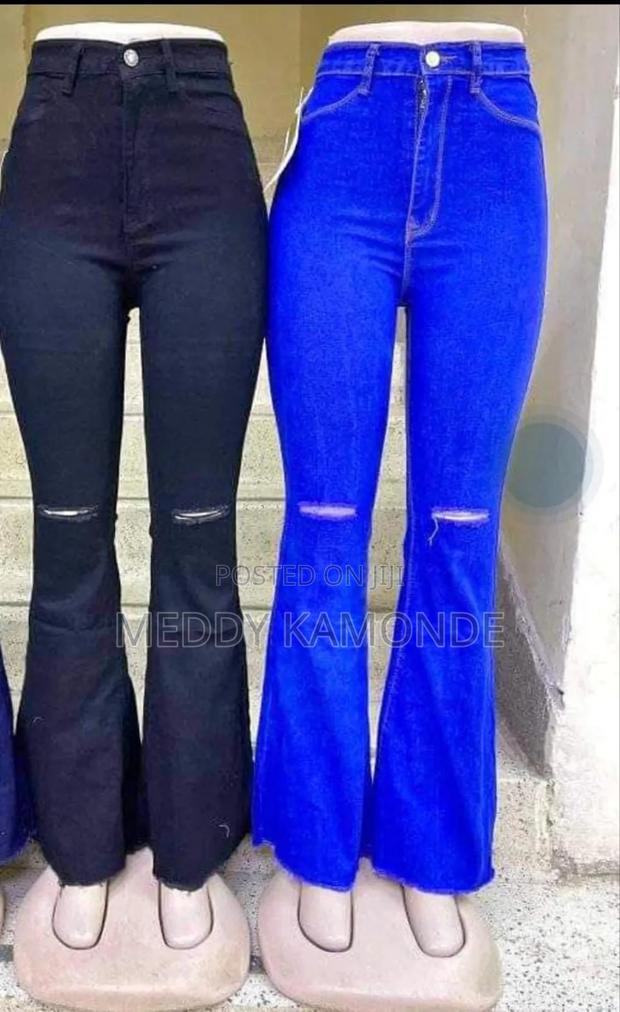 Ripped Hipster Trouser Jeans - thumbnail 2