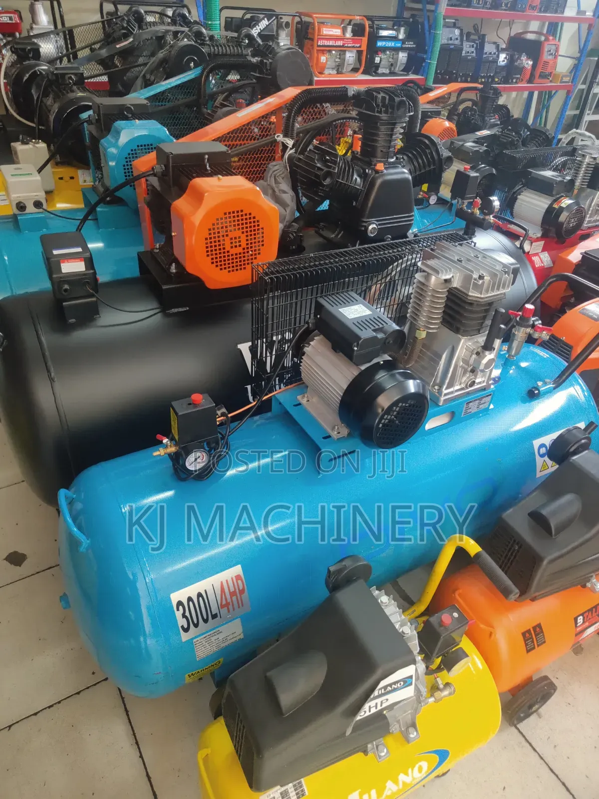 300L Air Compressor Single Piston Single Phase.