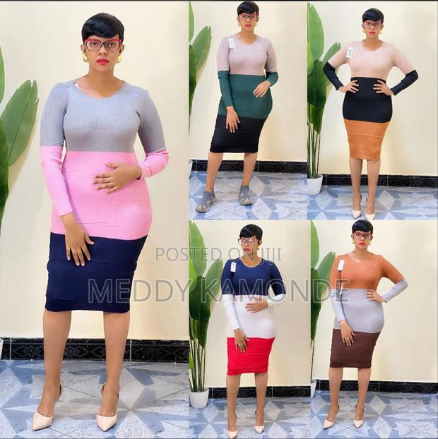 Blended Colour Sweater Dress