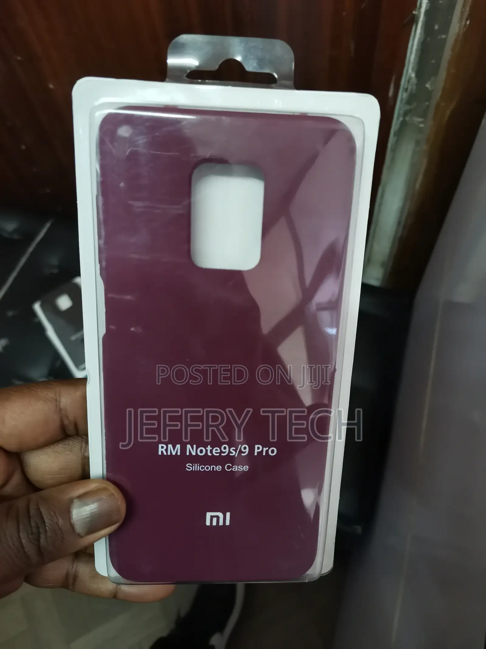 Maroon Redmi Note 9 Pro Liquid Silicone Full Body Protection