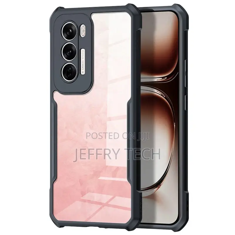 OPPO Reno 12 5G Shockproof Transparent Back Acrylic Cover S