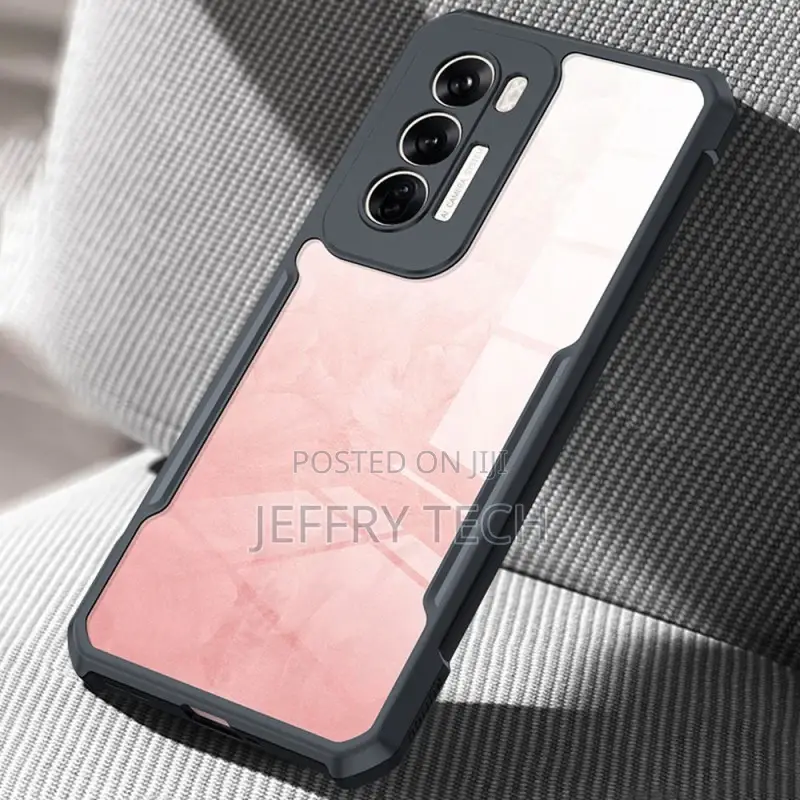 OPPO Reno 12 5G Shockproof Transparent Back Acrylic Cover S