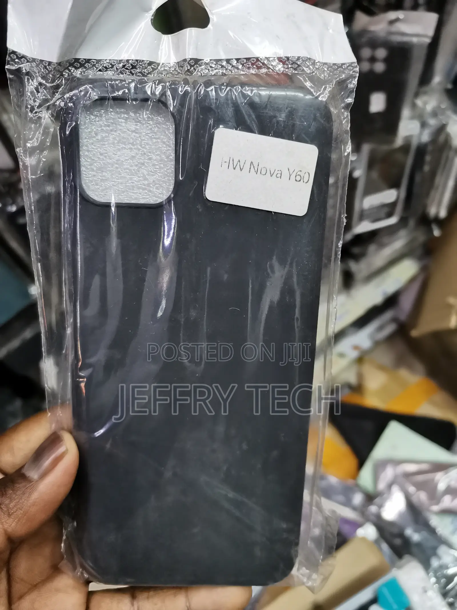 Huawei Nova Y60 - Soft-Touch Silicone Protective Cover - Bla