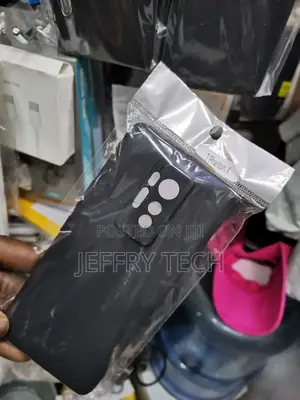 Black Soft Silicone Funda Tecno Phantom X Case