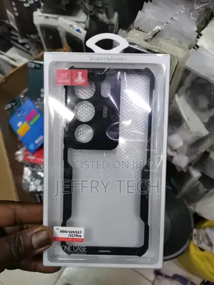Vivo V29 Case Soft Silicone Edge Hard Back Cover Anti-Fall
