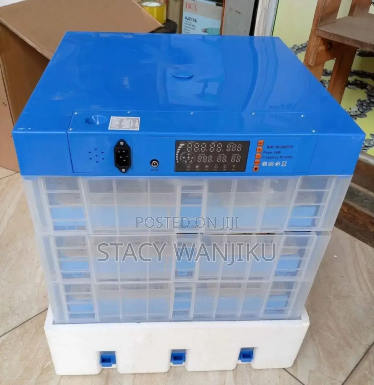256 Eggs Incubator Machine/ Automatic AC DC Eggs Incubator