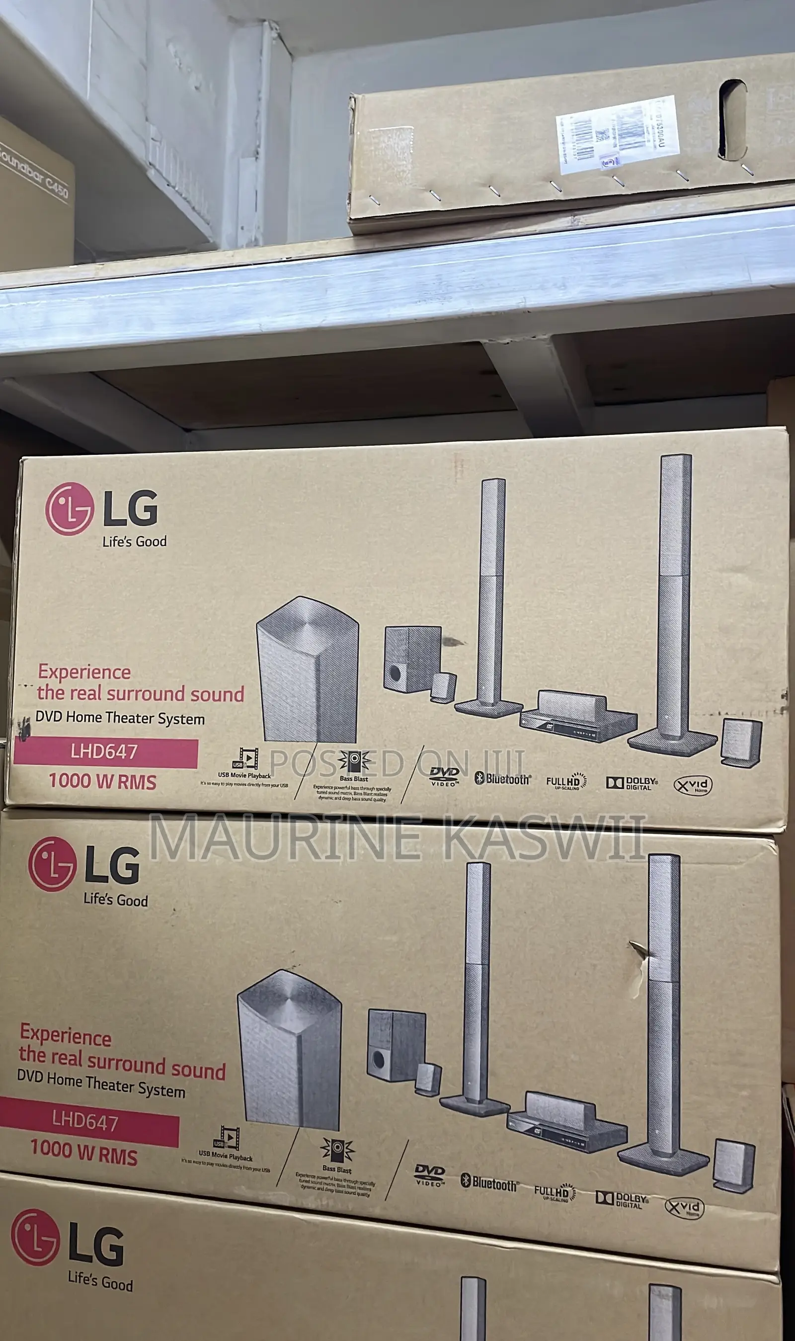LG 1000w Homethearter LHD 647