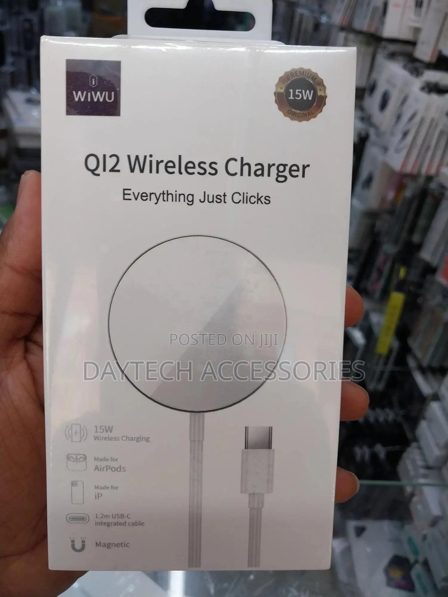 15w Magnetic Qi Wireless Charger iPhone 12/12 Mini/12 Pro/