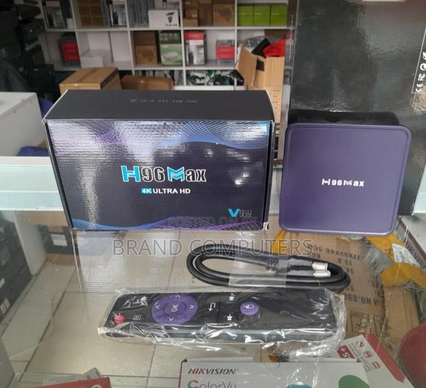 H96 Max 64-Bit Android TV Box 4gb RAM 64gb Rom Internal - main view