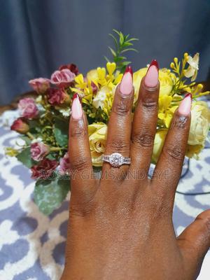 925 Sterling Silver Engagement Ring - main view