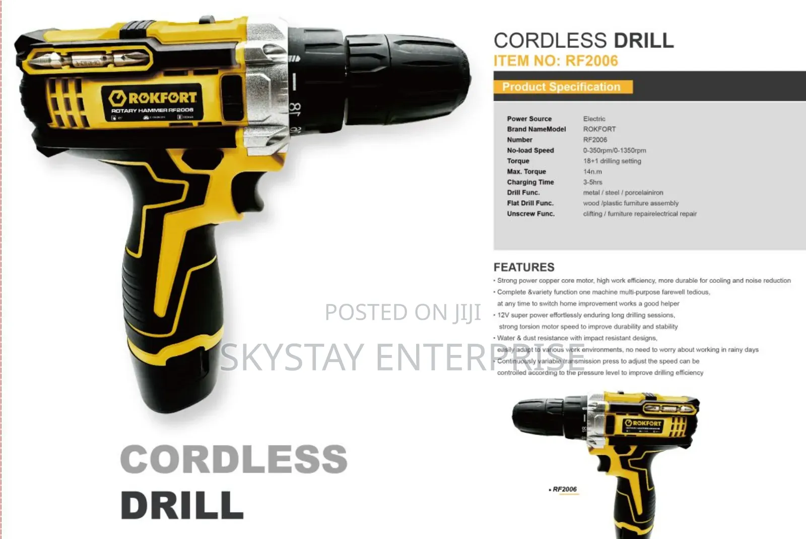 Cordless Drill 12V