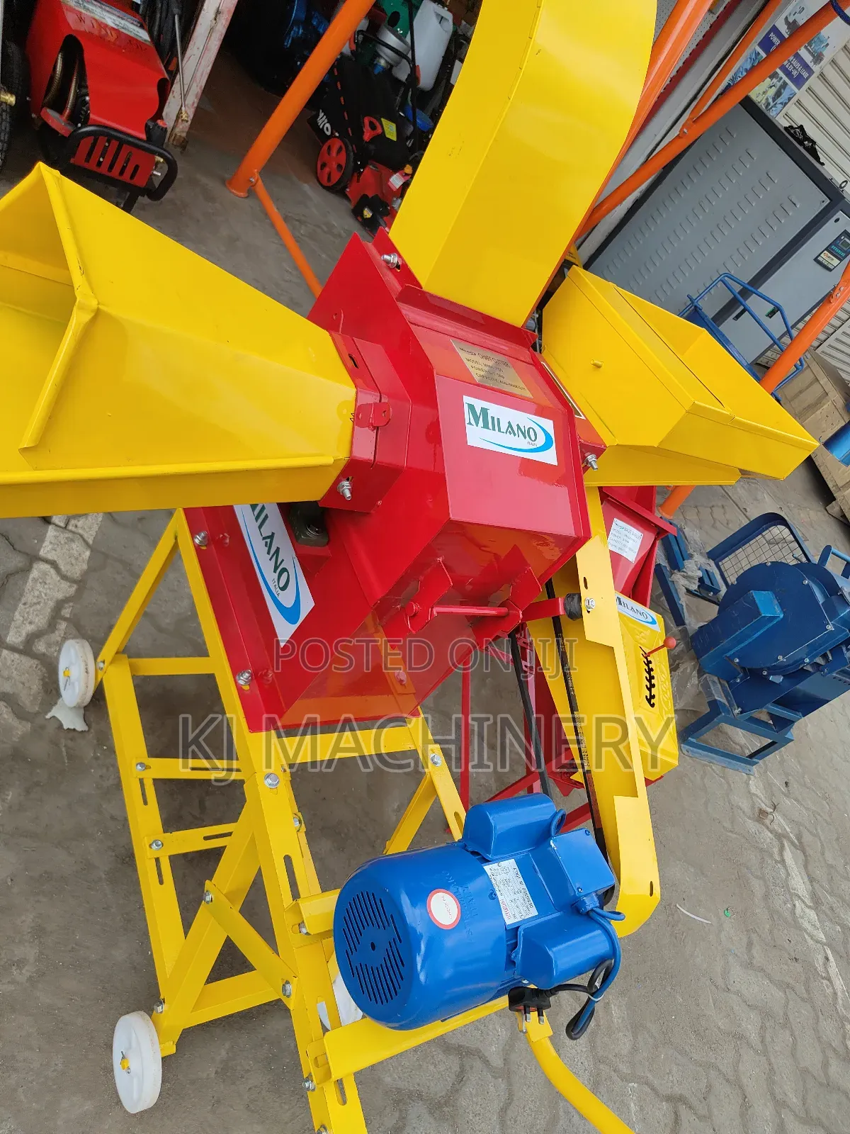 Electric Feedchopper With 3 Horsepower Motor.