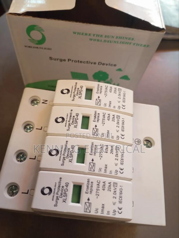 40ka AC Lightning Protection Electrical Box Surge Protector - main view