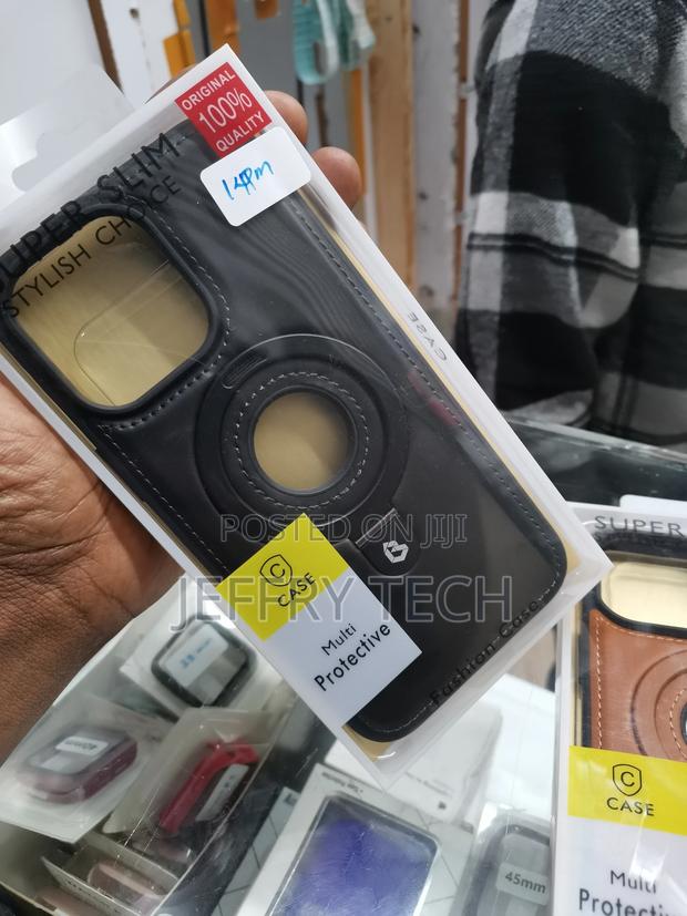 Magnetic for iPhone 14 Pro Max Standing Magsafe Black - thumbnail 3