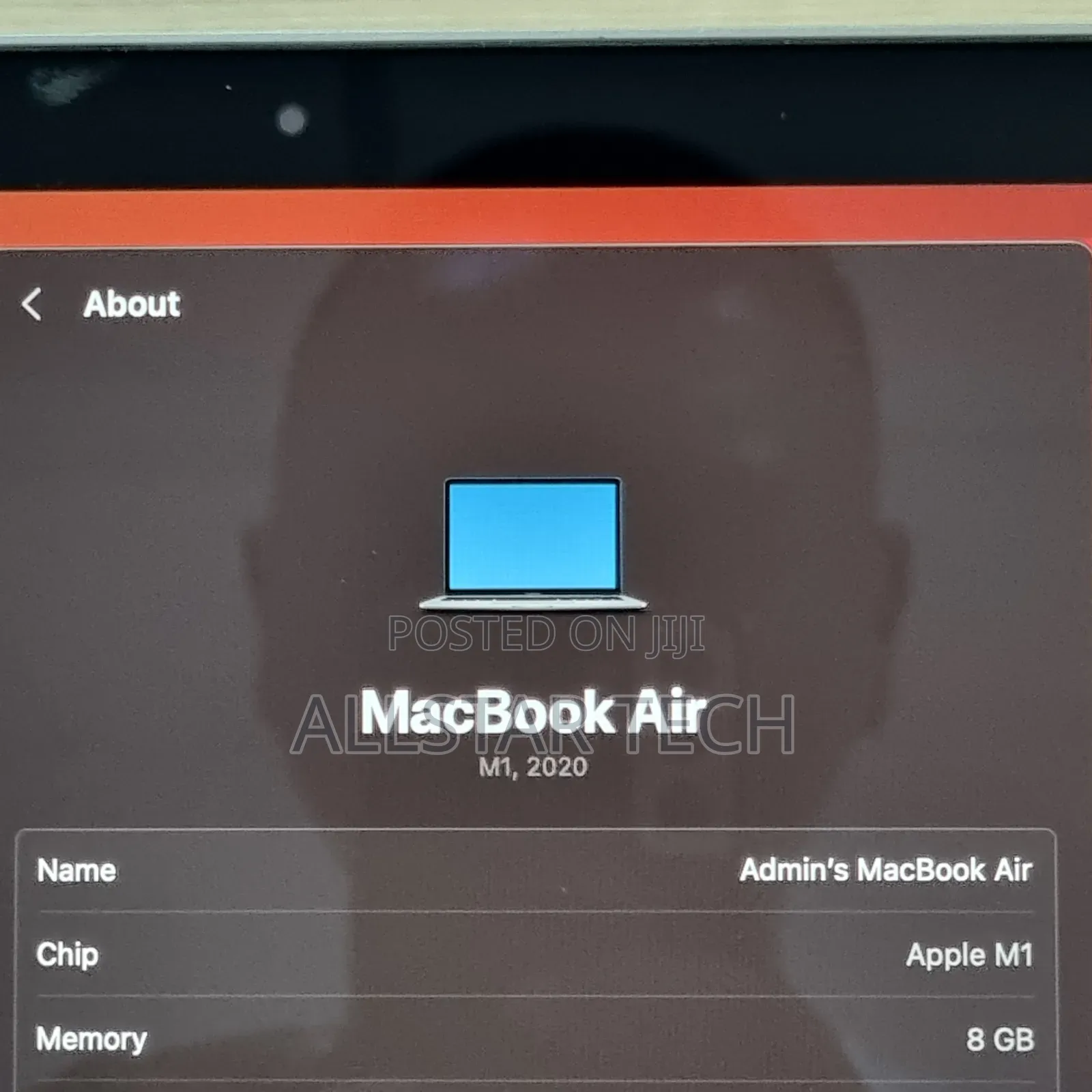 Laptop Apple MacBook Air 2020 M1 8GB Apple M1 SSD 256GB