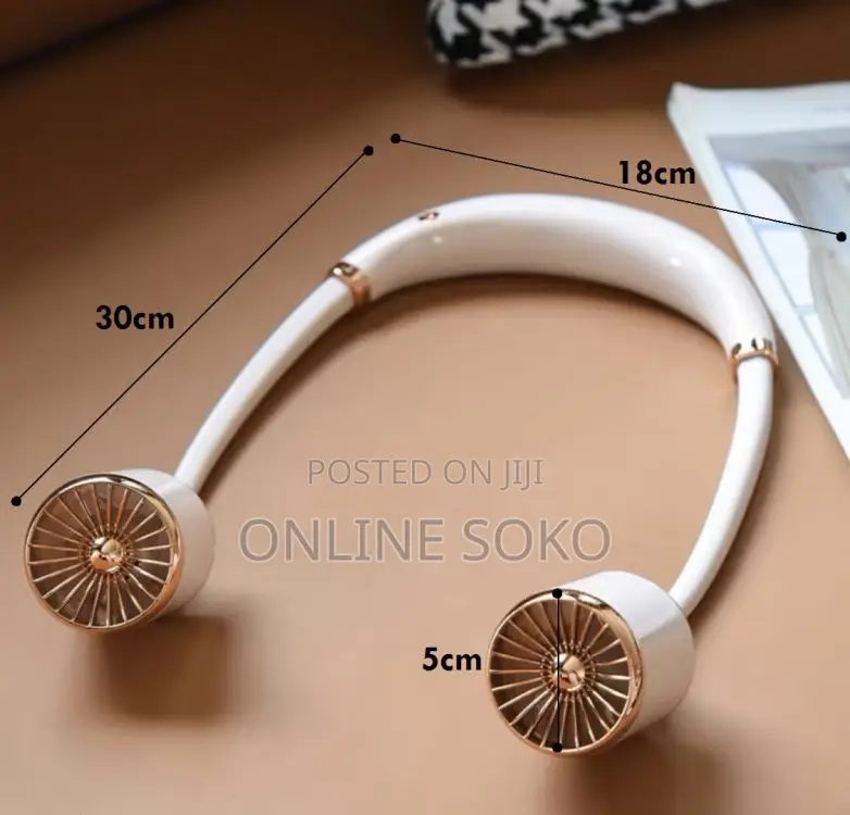 Portable Rechargeable 3 Speed Cooling Turbo Hanging Neck Fan