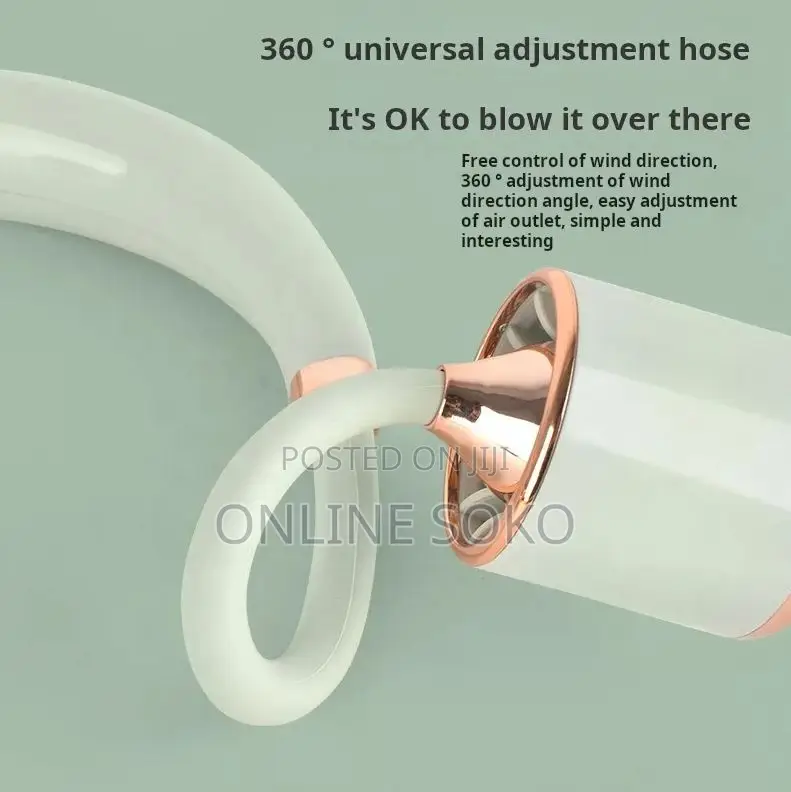 Portable Rechargeable 3 Speed Cooling Turbo Hanging Neck Fan
