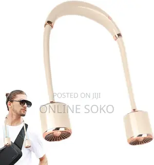 Portable Rechargeable 3 Speed Cooling Turbo Hanging Neck Fan
