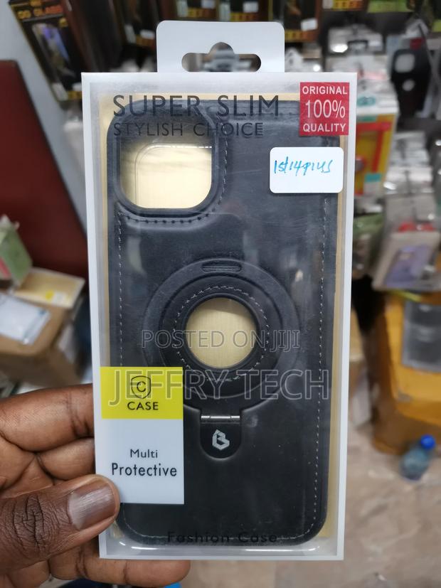 Magnetic for iPhone 15 Plus Standing Magsafe Black - main view