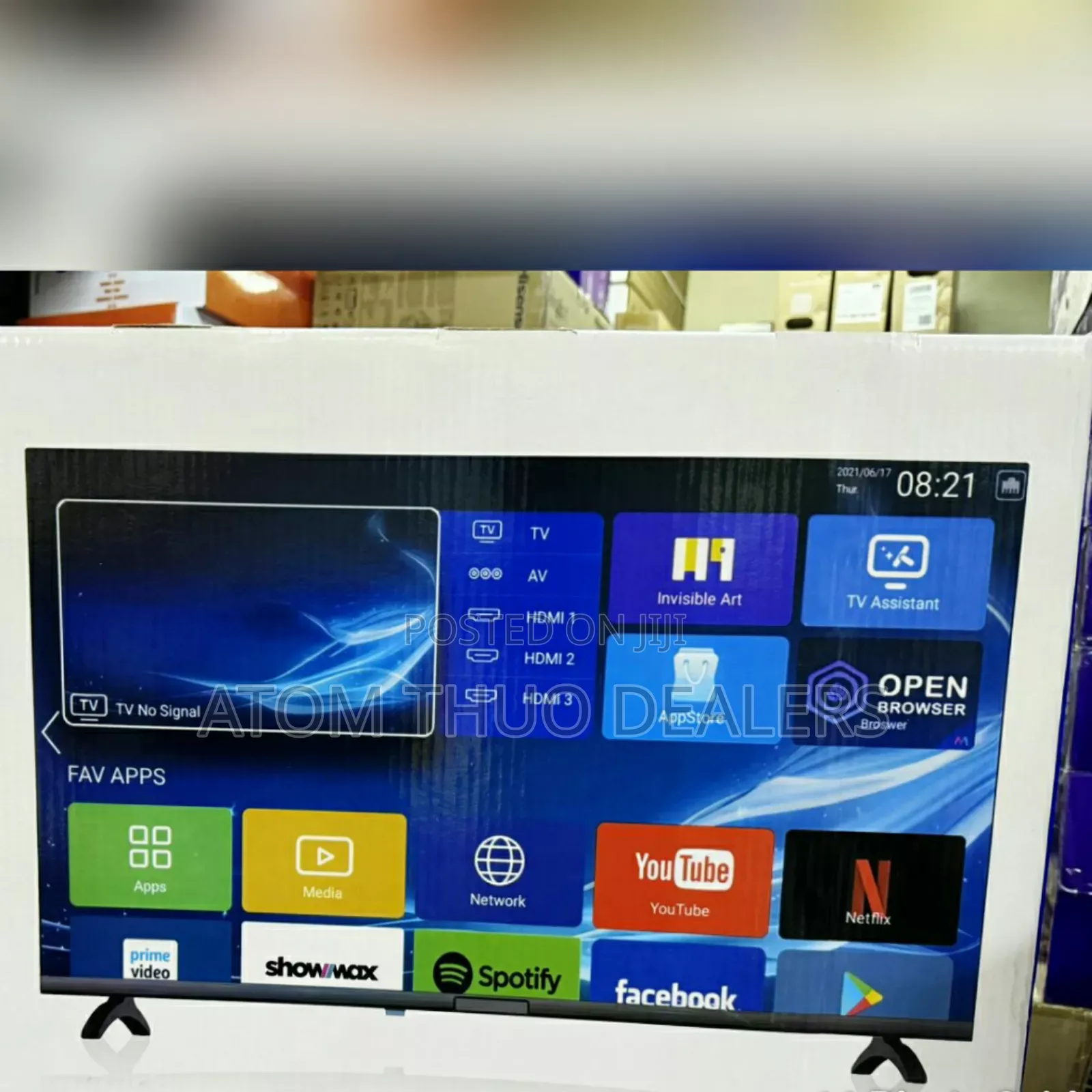 Vision Plus 32 Inches Smart Android Frameless Tv