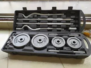 50kgs Chrome Full Set Adjustable Dumbells