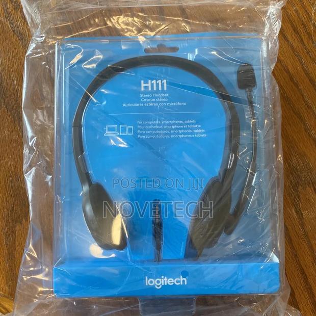 Logitech H111 Head Stereo Headset Black Brand New - thumbnail 2