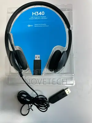 NEW Logitech H340 USB Computer Headset Noise Cancelling Mic