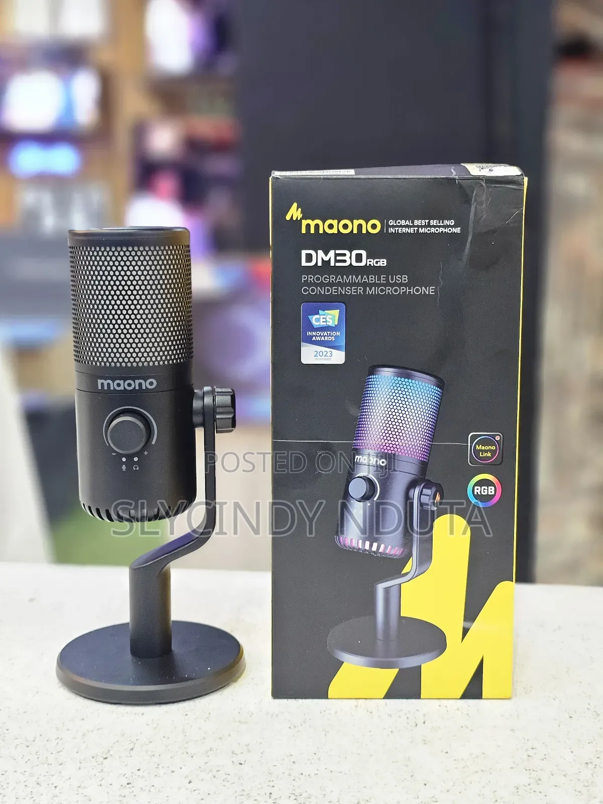 Maono Dm30 RGB USB Gaming Microphone