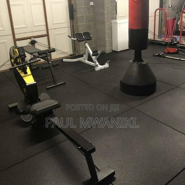 Rubber Gym Mats -Durable, Shock-Absorbent and Non-Slip