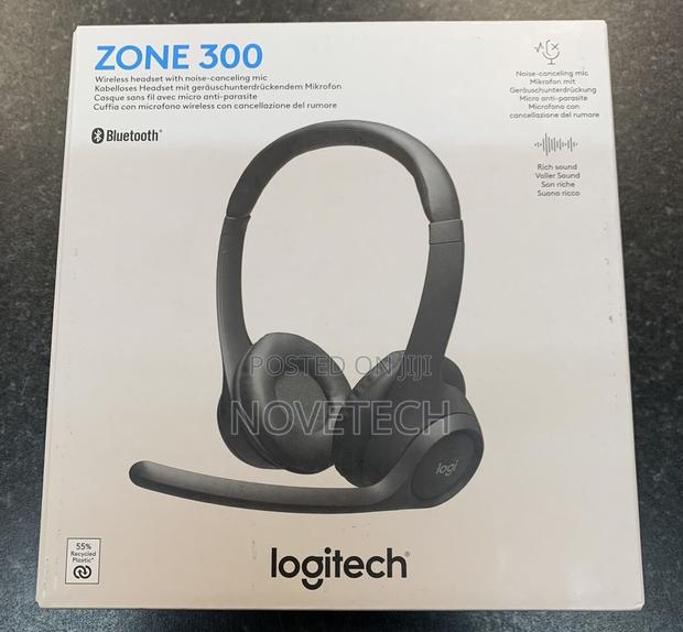 Logitech Zone 300 Wireless Headset Dual Noise-Canceling MIC - thumbnail 3