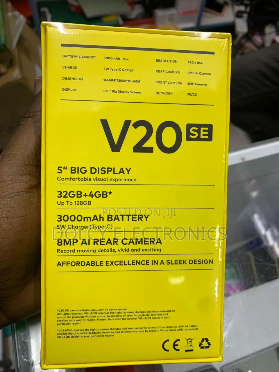New Villaon V20 32 GB Black