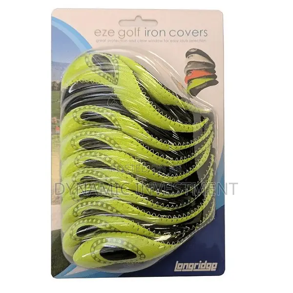 EZE Golf 10 Piece Set Neoprene Coloured Iron Covers
