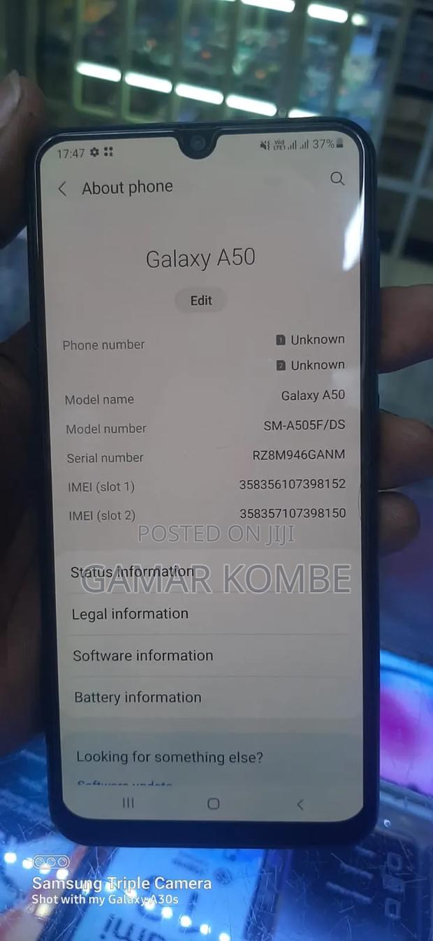 Samsung Galaxy A50 128 GB Blue - thumbnail 3