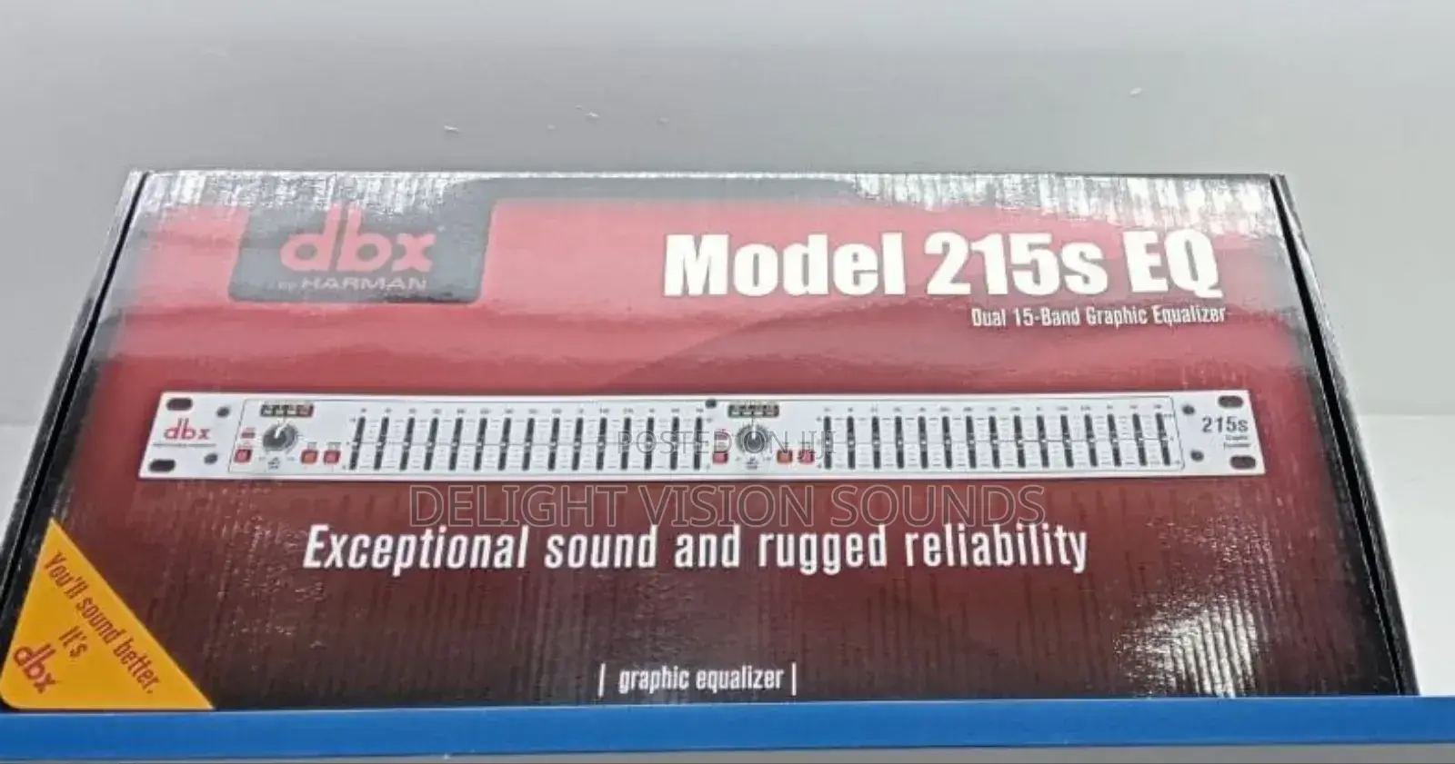 DBX 215S EQ Dual 15-Band Graphic Equalizer
