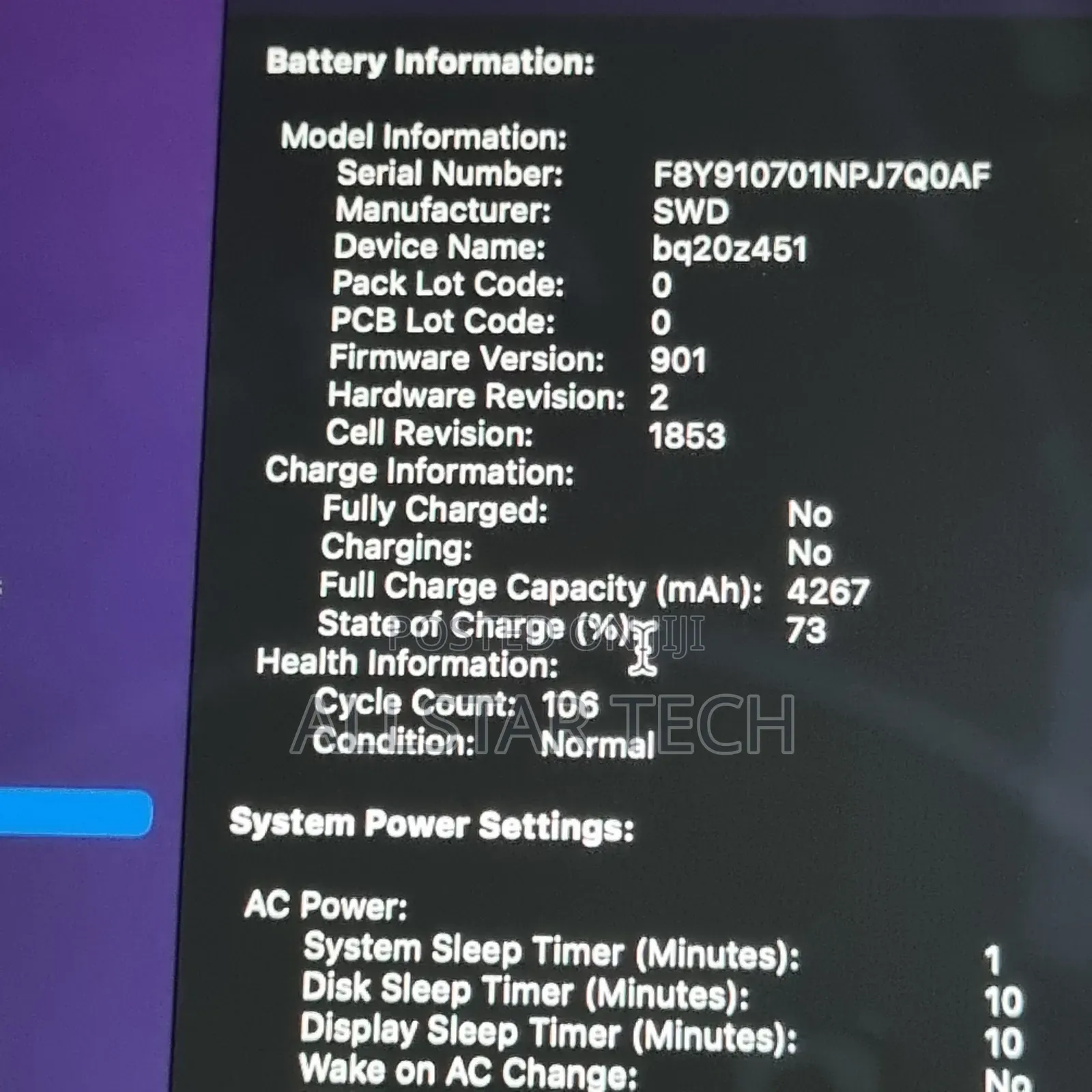Laptop Apple MacBook Pro 2018 16GB Intel Core I7 SSD 1T