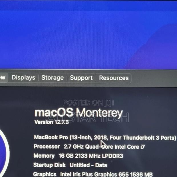 Laptop Apple MacBook Pro 2018 16GB Intel Core I7 SSD 1T - thumbnail 5