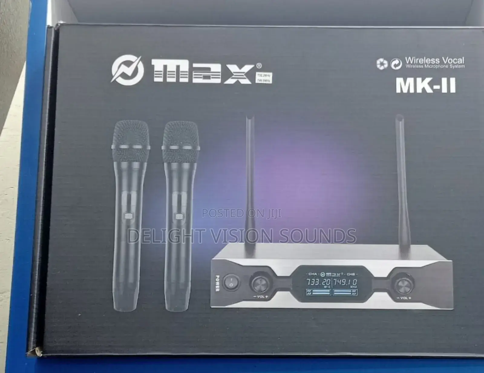 Omax MK-II Vocal Wireless Microphone System