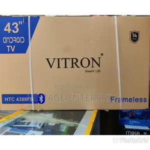 Vitron 43"Smart Android Frameless With Bluetooth