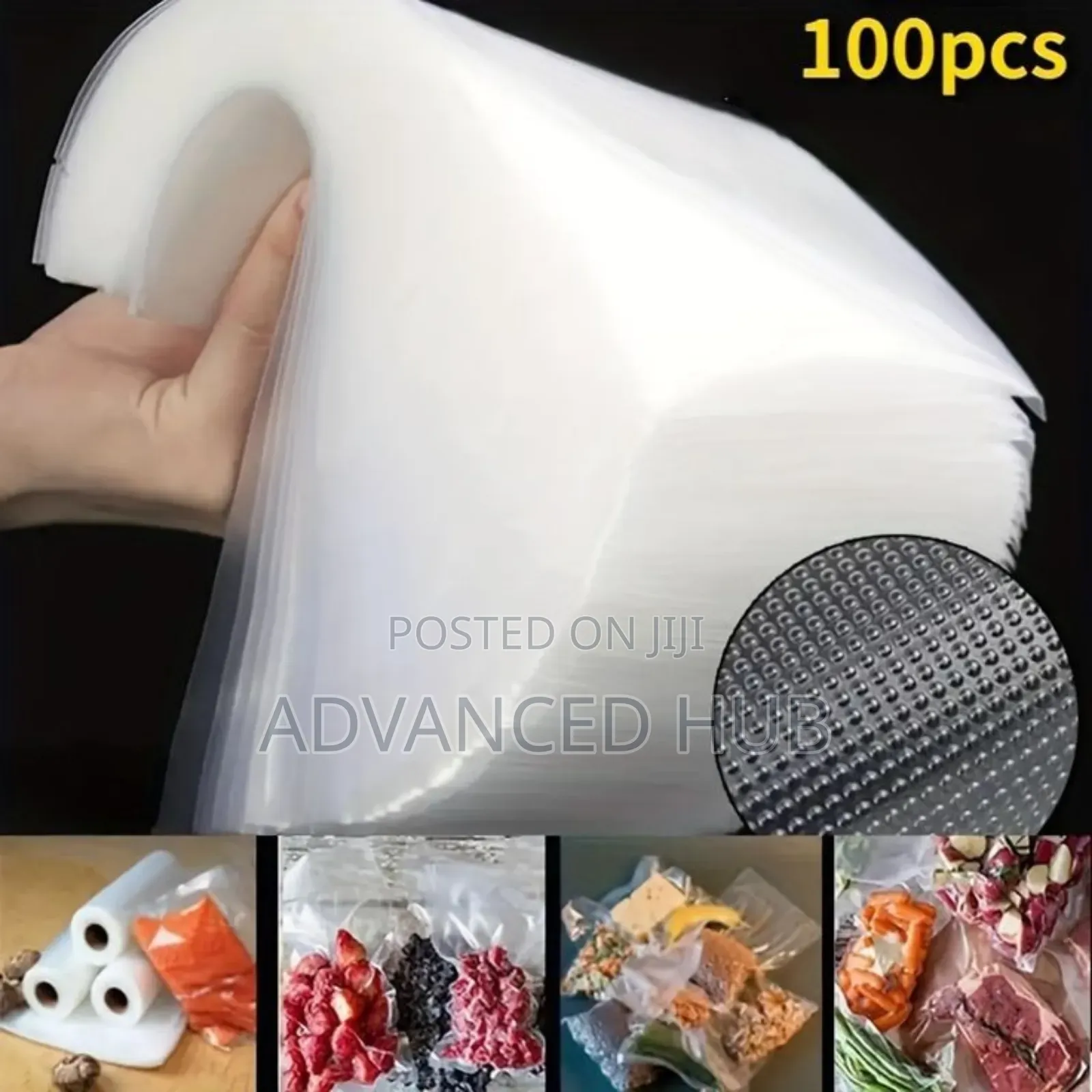 100pcs Food Storage Vacuum Sealer Bags (20*30)